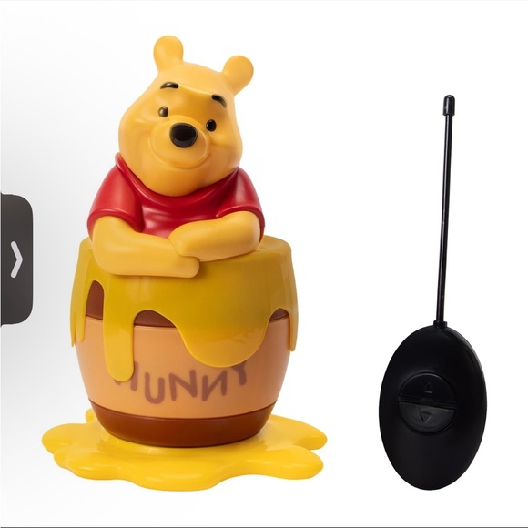 Disney Winnie the Pooh Honey Pot Toy  Remote Control - Red and Yellow - Picture 2 of 9